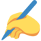 Schreibende Hand