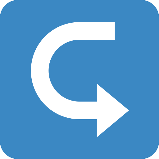 Αριστερό βέλος που στρίβει δεξιά