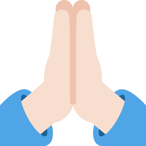 Χέρια ενωμένα: Ανοιχτόχρωμη Επιδερμίδα Χέρια ενωμένα: Ανοιχτόχρωμη Επιδερμίδα