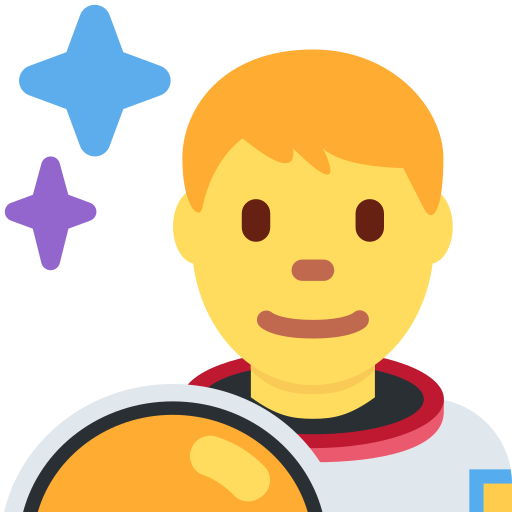 Muž astronaut Muž astronaut