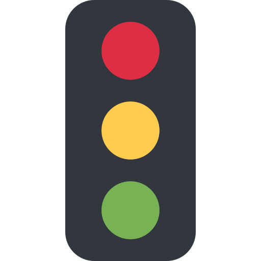 Lodräta trafikljus