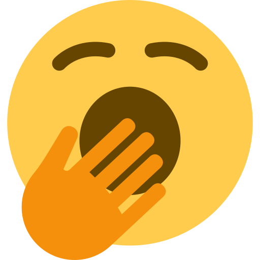 Zívající obličej Zívající obličej