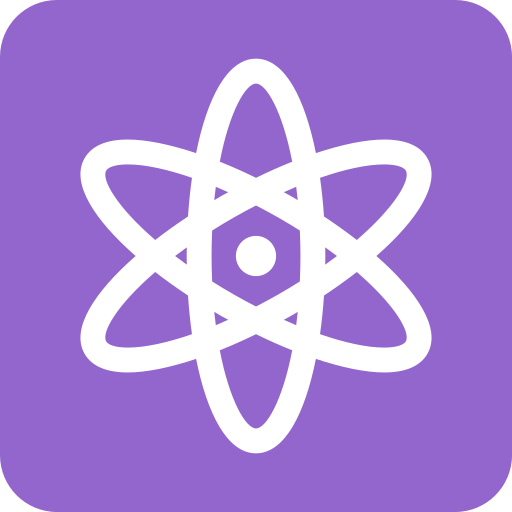 Символ атома для Twitter (X) Twemoji 15.0.3