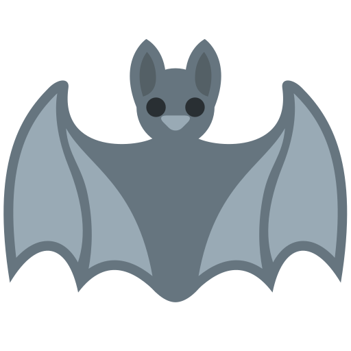 Летучая мышь для Twitter (X) Twemoji 15.0.3