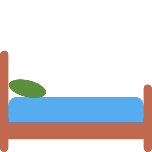 Ліжко для Twitter (X) Twemoji 15.0.3