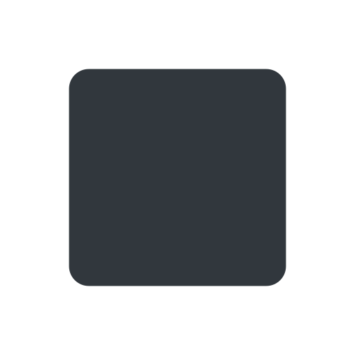 Небольшой черный квадрат для Twitter (X) Twemoji 15.0.3