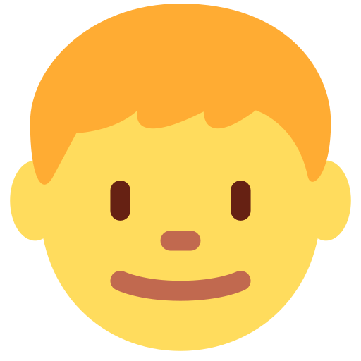 Мальчик для Twitter (X) Twemoji 15.0.3