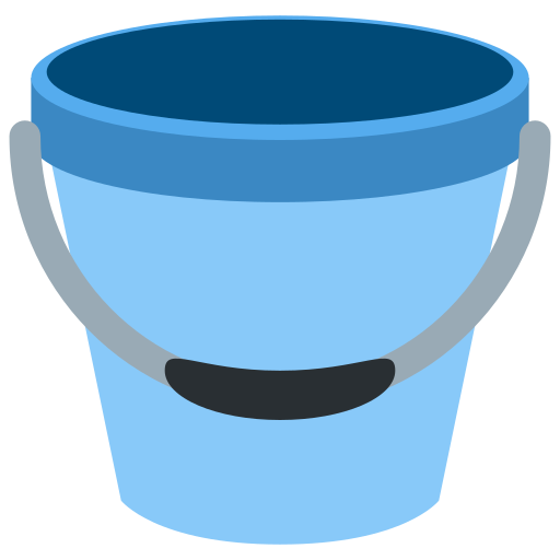 Ведро для Twitter (X) Twemoji 15.0.3