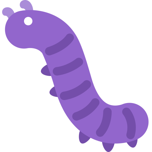 Гусениця для Twitter (X) Twemoji 15.0.3