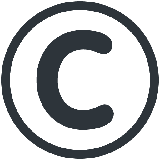 Значок захисту авторського права для Twitter (X) Twemoji 15.0.3