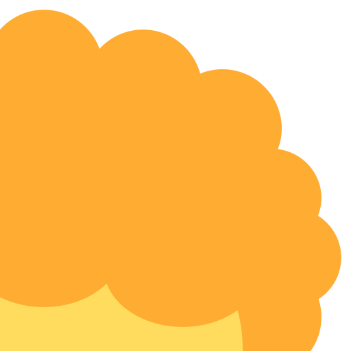 Кучеряве волосся для Twitter (X) Twemoji 15.0.3