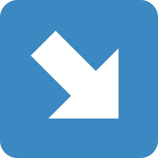 Стрелка вправо-вниз для Twitter (X) Twemoji 15.0.3