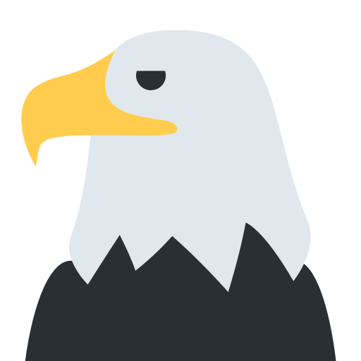 Орел для Twitter (X) Twemoji 15.0.3