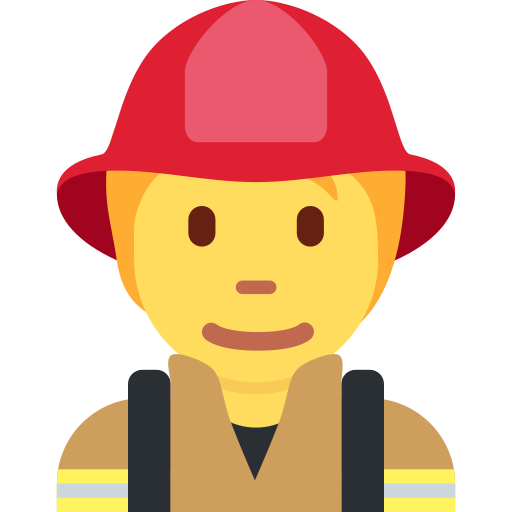 Пожарный для Twitter (X) Twemoji 15.0.3