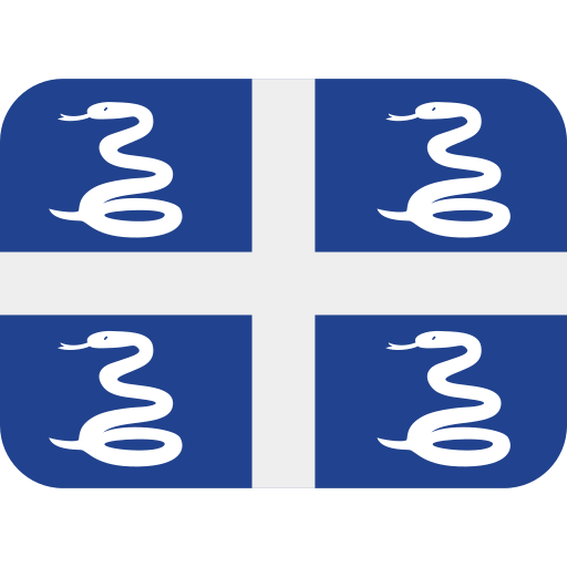 Флаг: Мартиника для Twitter (X) Twemoji 15.0.3