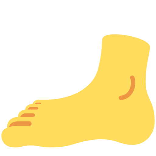 Щиколотка для Twitter (X) Twemoji 15.0.3