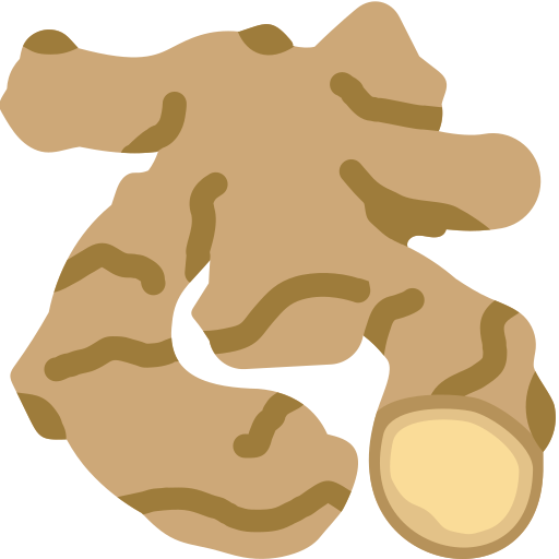 Корень имбиря для Twitter (X) Twemoji 15.0.3