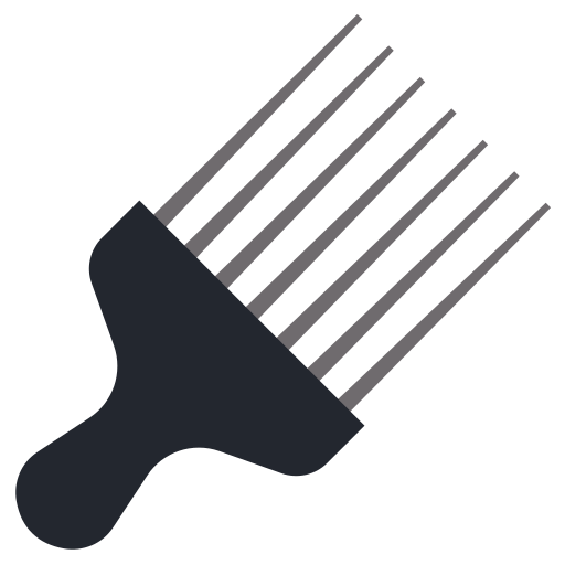 Волосся Pick для Twitter (X) Twemoji 15.0.3