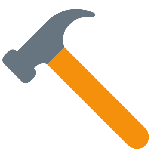 Молоток для Twitter (X) Twemoji 15.0.3