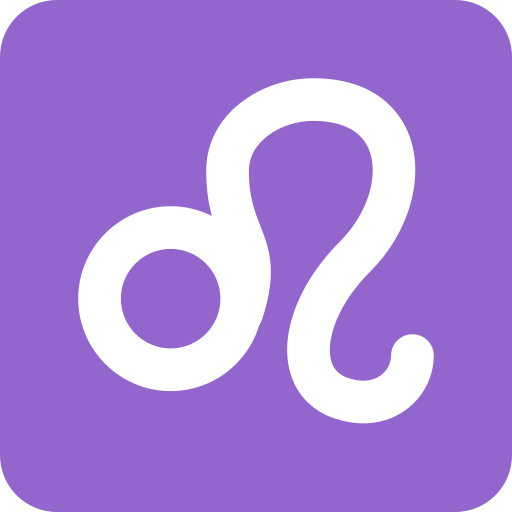 Знак зодіаку Лев для Twitter (X) Twemoji 15.0.3