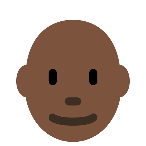 Лисий чоловік: дуже темний тон для Twitter (X) Twemoji 15.0.3