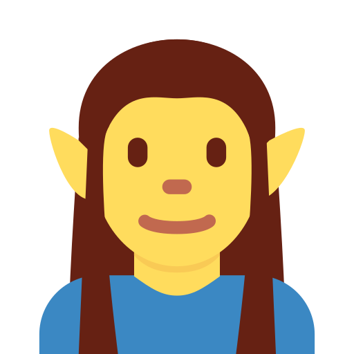 Мужчина-эльф для Twitter (X) Twemoji 15.0.3