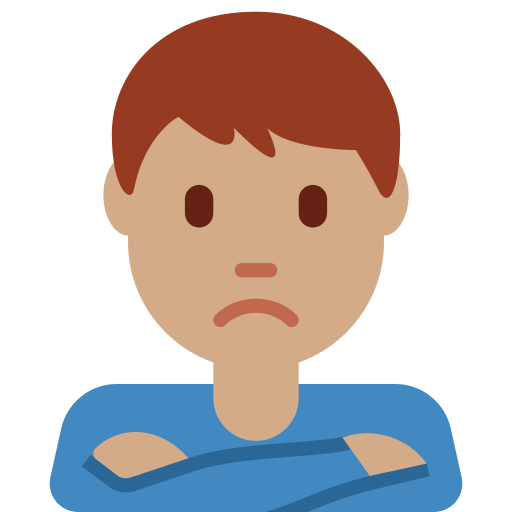 Ображений чоловік: середній тон шкіри для Twitter (X) Twemoji 15.0.3