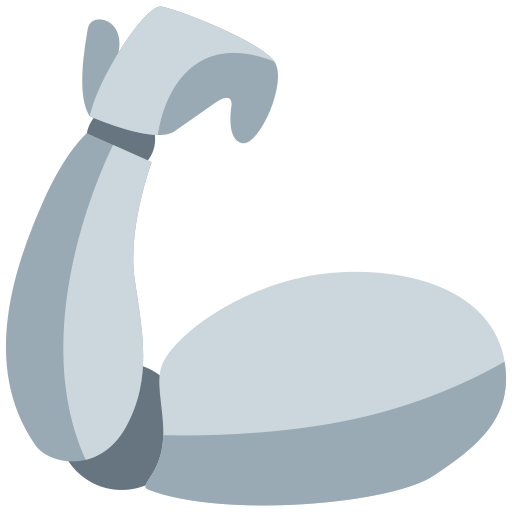 Механічна рука для Twitter (X) Twemoji 15.0.3