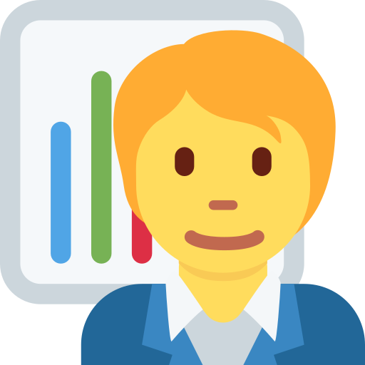 Офісний працівник для Twitter (X) Twemoji 15.0.3