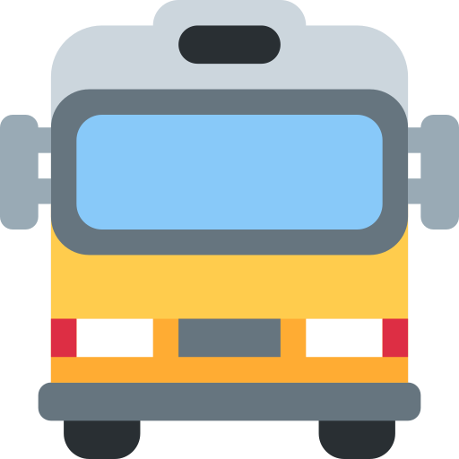 Автобус спереду для Twitter (X) Twemoji 15.0.3