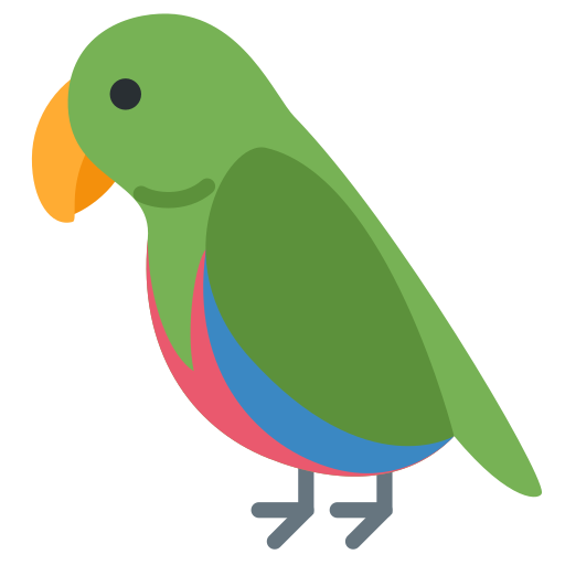 Папуга для Twitter (X) Twemoji 15.0.3