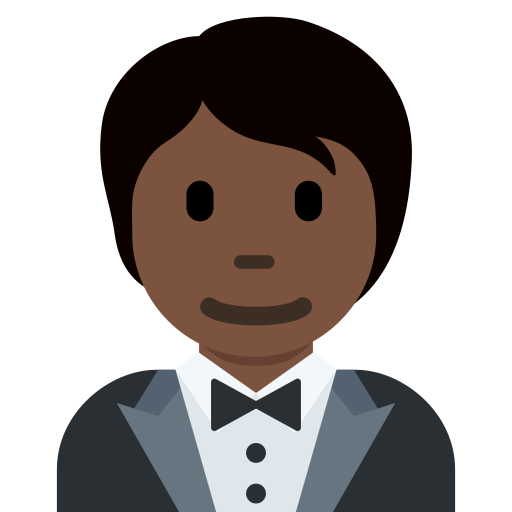 Наречений: дуже темний тон шкіри для Twitter (X) Twemoji 15.0.3