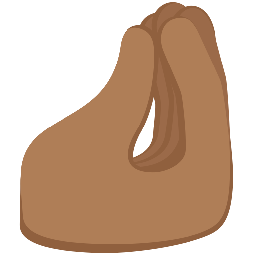 Щепоть: темный тон кожи для Twitter (X) Twemoji 15.0.3