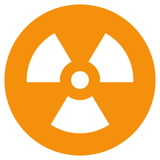 Радиация для Twitter (X) Twemoji 15.0.3