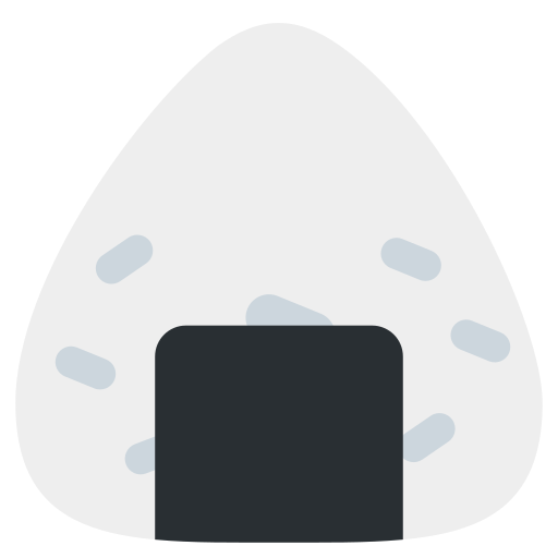 Онігірі для Twitter (X) Twemoji 15.0.3