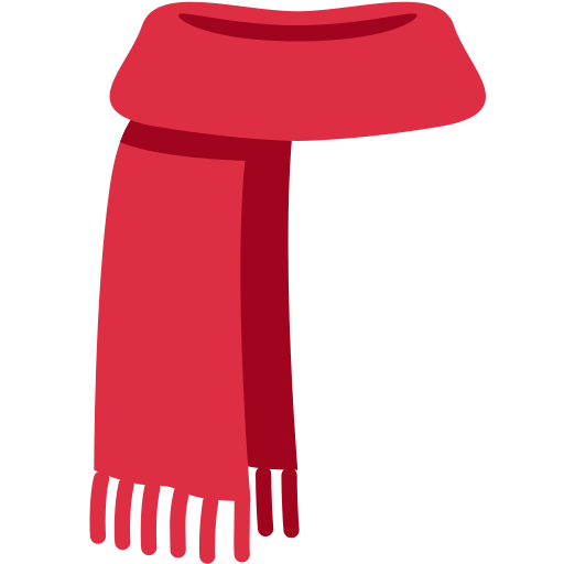 Шарф для Twitter (X) Twemoji 15.0.3