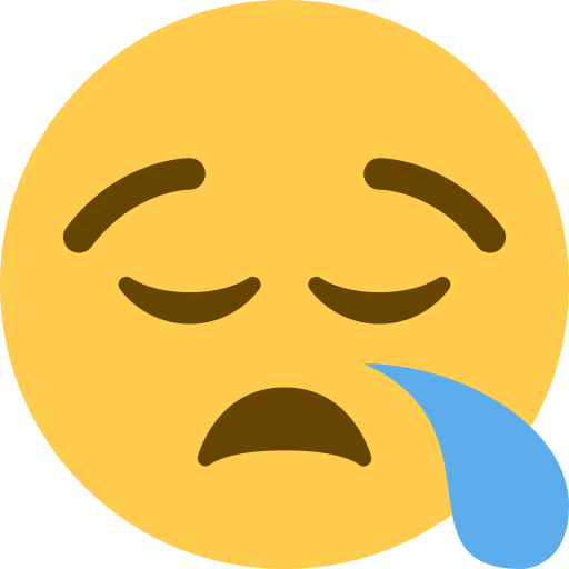 Сонный для Twitter (X) Twemoji 15.0.3