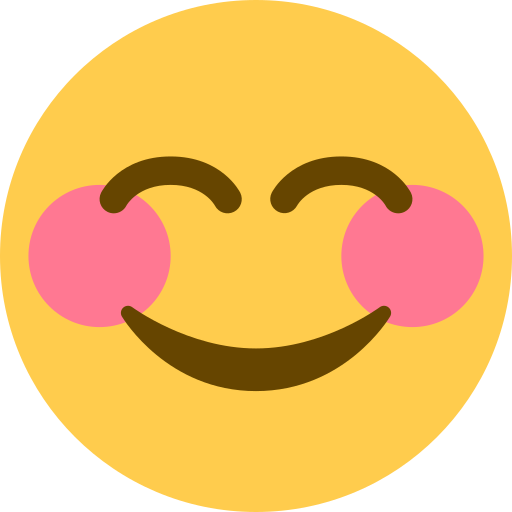 Досить посміхається для Twitter (X) Twemoji 15.0.3