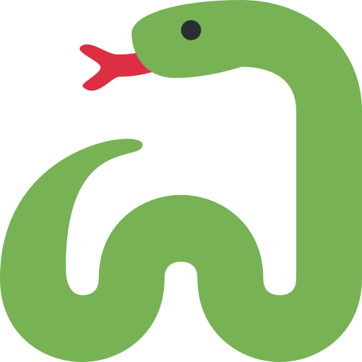 Змія для Twitter (X) Twemoji 15.0.3