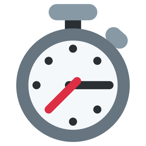 Секундомер для Twitter (X) Twemoji 15.0.3