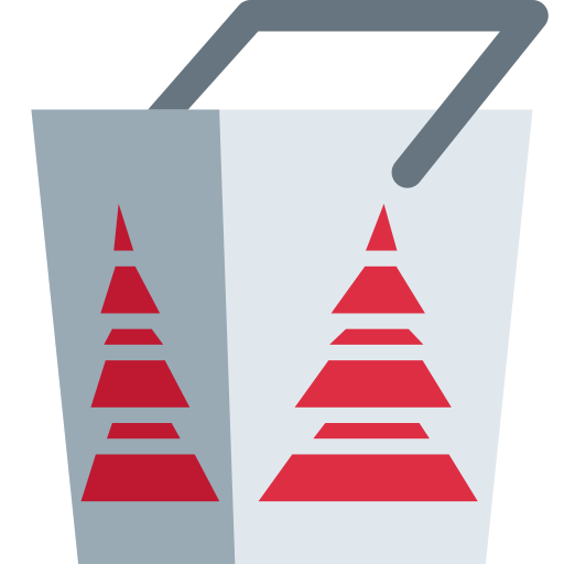 Коробка для еды на вынос для Twitter (X) Twemoji 15.0.3