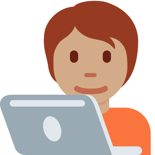 Інженер: середній тон шкіри для Twitter (X) Twemoji 15.0.3