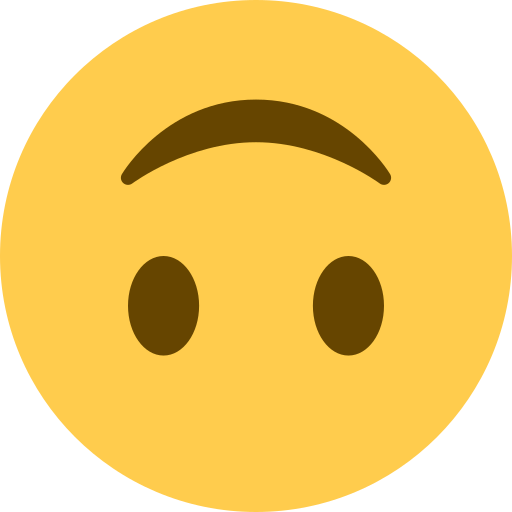 Вверх тормашками для Twitter (X) Twemoji 15.0.3