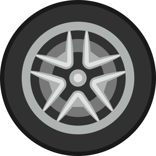 Автомобільне колесо для Twitter (X) Twemoji 15.0.3