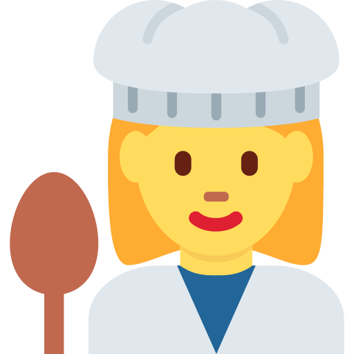 Повариха для Twitter (X) Twemoji 15.0.3
