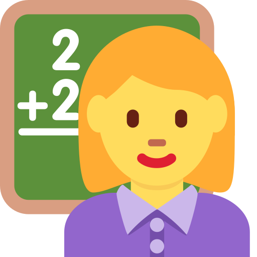 Учительница для Twitter (X) Twemoji 15.0.3
