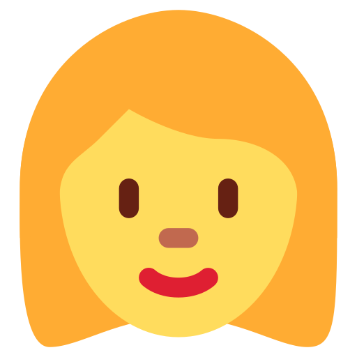 Женщина для Twitter (X) Twemoji 15.0.3