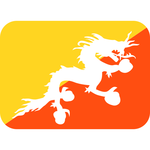 Vlajka: Bhútán