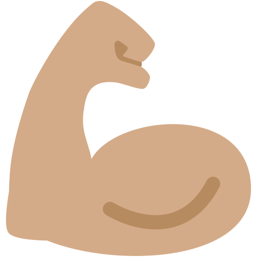 Napnutý biceps: Střední Odstín Pleti