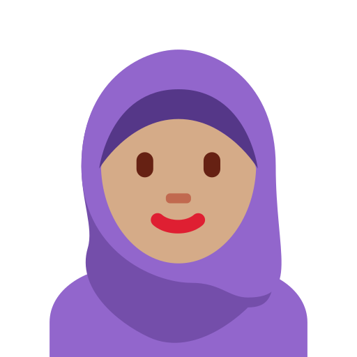 Žena se šátkem na hlavě: Střední Odstín Pleti
